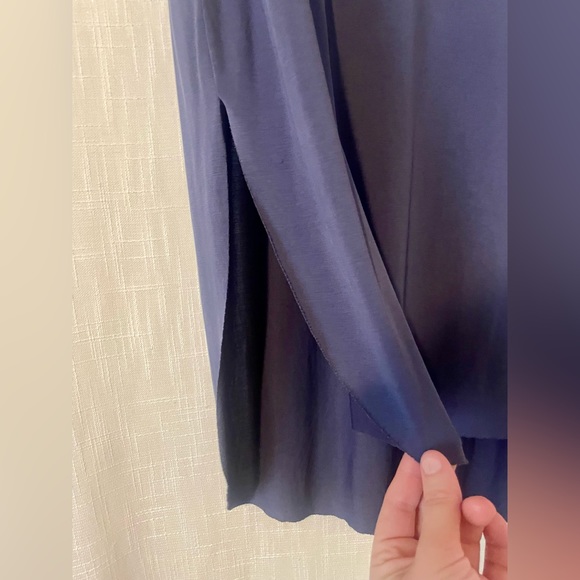 Lush Washed Denim Blue Midi Dress - Picture 4 of 10